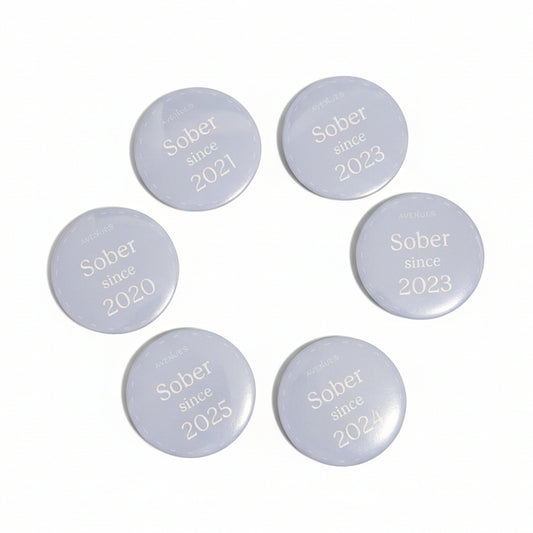 Sober Year Pins